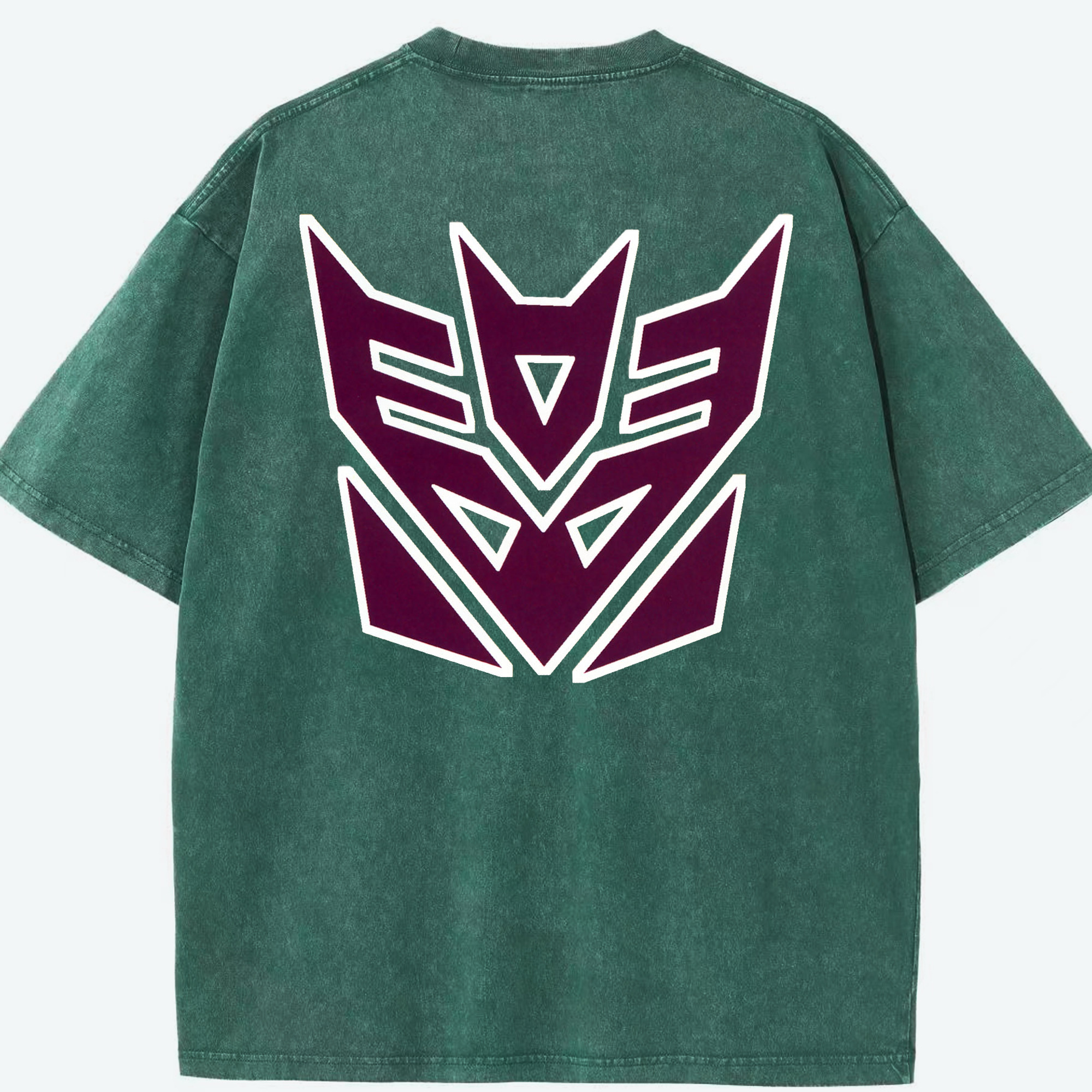 （画像用）  綿100% ヴィンテージ風 半袖Tシャツ（背面プリント）
